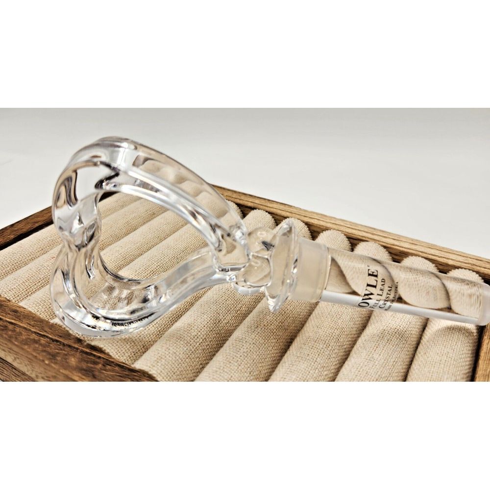 Towle Heart Decanter‎ Wine Bottle Stopper Full Lead Crystal Made In Austria